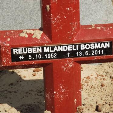 BOSMAN Reuben Mlandeli 1952-2011