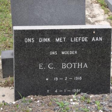 BOTHA E.C. 1918-1981