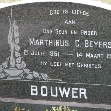 BOUWER Marthinus C. Beyers 1951-1970