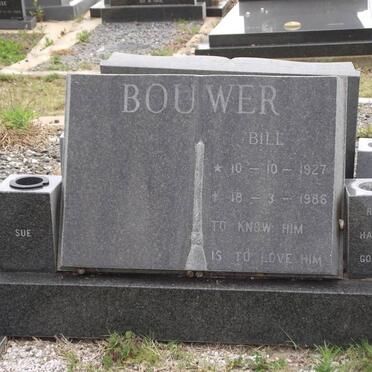 BOUWER Bill 1927-1986