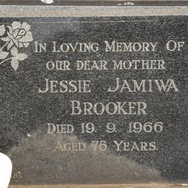 BROOKER Jessie Jamina -1966