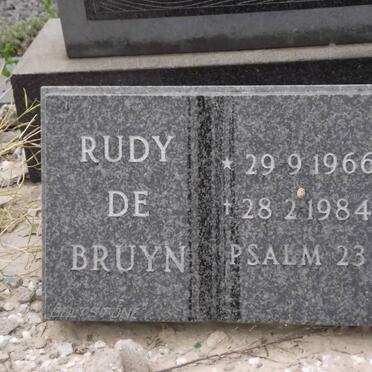 BRUYN Rudy, de 1966-1984