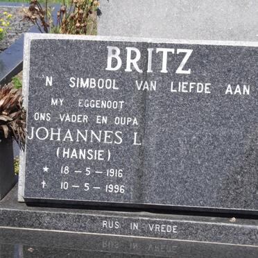 BRITZ Johannes L. 1916-1996