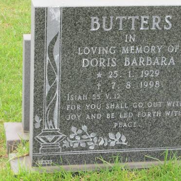 BUTTERS Doris Barbara 1929-1998