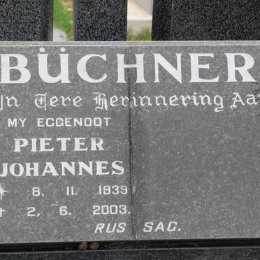 BUCHNER Pieter Johannes 1939-2003