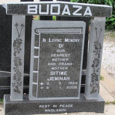 BUDAZA Sitwe Jemimah 1924-2006