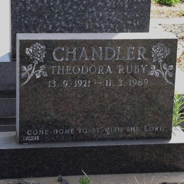 CHANDLER Theodora Ruby 1921-1989