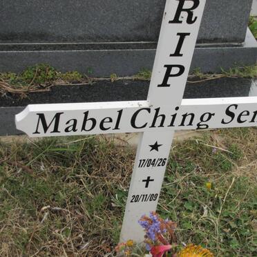 CHING SENT Mabel 1926-2009