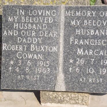 COWAN Robert Buxton 1915-1963 :: MARCAL Franciscus 1920-1987
