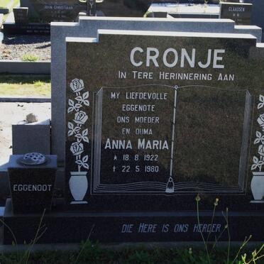 CRONJE Anna Maria 1922-1980