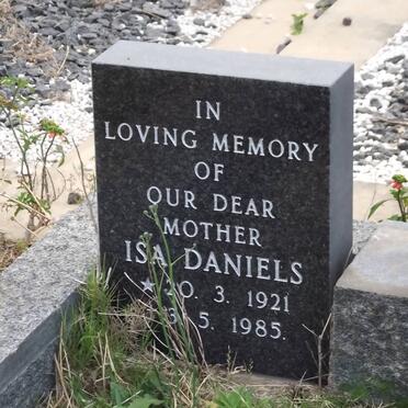 DANIELS Isa 1921-1985