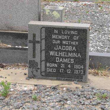 DAMES Jacoba Wilhelmina 1904-1973