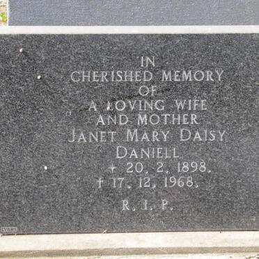 DANIELL Janes Mary Daisy 1898-1968