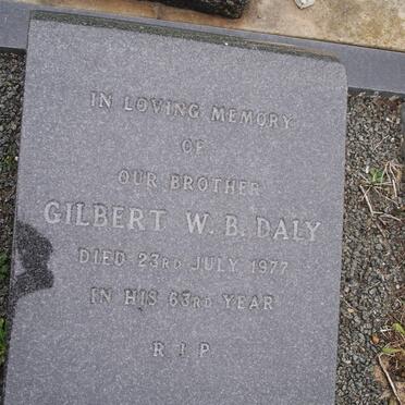 DALY Gilbert W.B. -1977