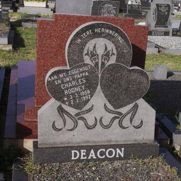 DEACON Charles Rooney 1958-1992