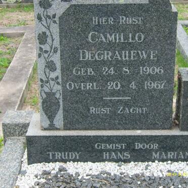 DEGRAUEWE Camillo 1906-1967