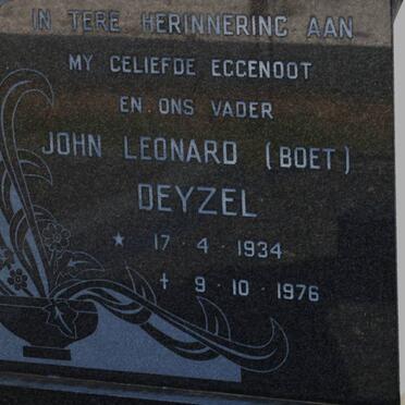 DEYZEL John Leonard 1934-1976