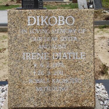 DIKOBO Irene Diatile 1973-2011