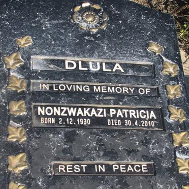 DLULA Nonzwakazi Patricia 1930-2010