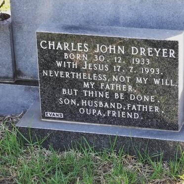 DREYER Charles John 1933-1993