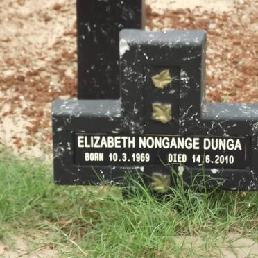 DUNGA Elizabeth Nongange 1969-2010