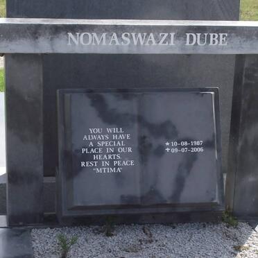 DUBE Nomaswazi 1987-2006