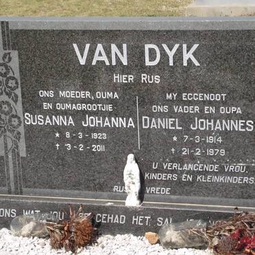 DYK Daniel Johannes, van 1914-1979  &amp; Susanna Johanna 1923-2011
