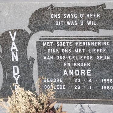 DYK Andre, van 1958-1980