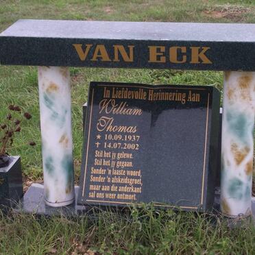 ECK William Thomas, van 1937-2002