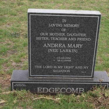 EDGECOMB Andrea Mary nee LARKIN 1952-1998
