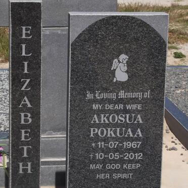 ELIZABETH Akosua Pokuaa 1967-2012