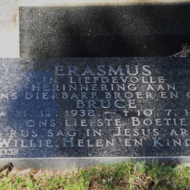 ERASMUS Bruce 1938-1996
