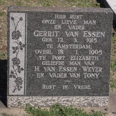 ESSEN Gerrit, van 1915-1965