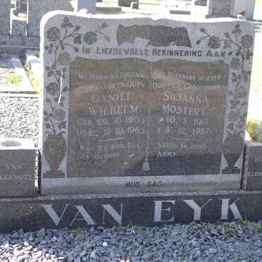 EYK Daniel Wilhelm, van 1903-1965 &amp; Susanna Mostert 1912-1987
