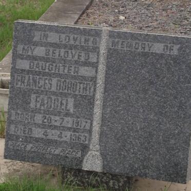 FADDEL Frances Dorothy 1917-1963
