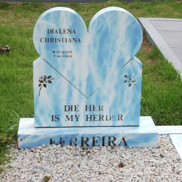 FERREIRA Dialena Christiana 1925-1995