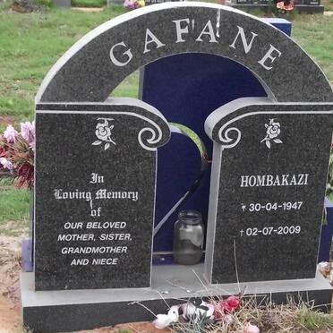 GAFANE Hombakazi 1947-2009