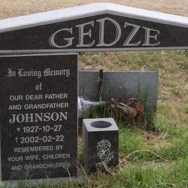 GEDZE Johnson 1927-2002