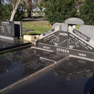 GERBER Gideon Nicholas Jakob 1916-1979 &amp; Faith Magdaline 1922-2006 