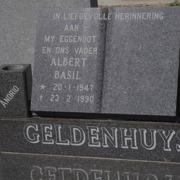 GELDENHUYS Albert Basil 1947-1990
