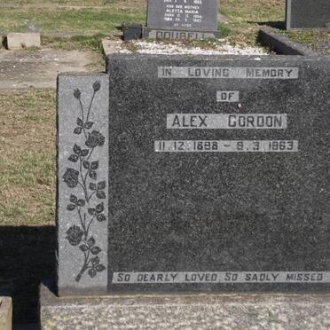 GORDON Alex 1898-1963