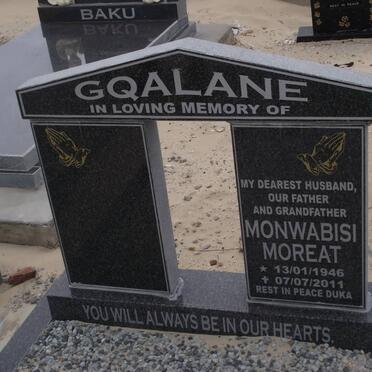 GQALANE Monwabisi Moreat 1946-2011