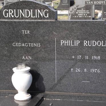 GRUNDLING Philip Rudolph 1918-1976