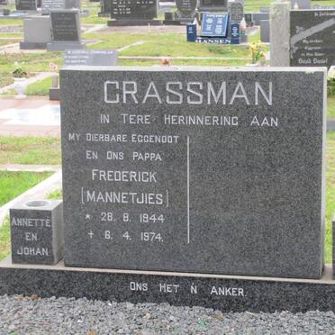 GRASSMAN Frederick 1944-1974