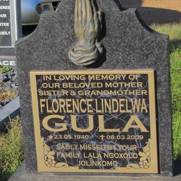 GULA Florence Lindelwa 1940-2009