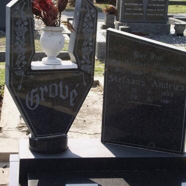 GROVE Stefaans Andries 1939-1987