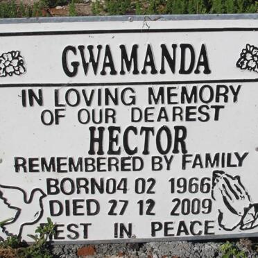 GWAMANDA Hector 1966-2009