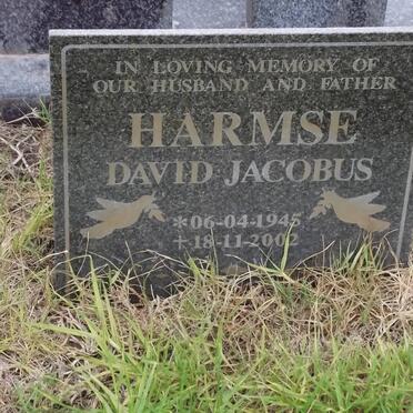 HARMSE David Jacobus 1945-2002