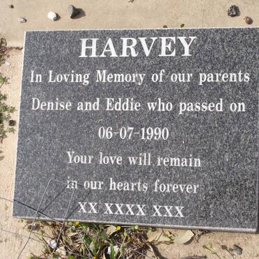 HARVEY Eddie -1990 &amp; Denise -1990
