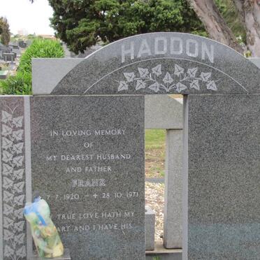 HADDON Frank 1920-1971